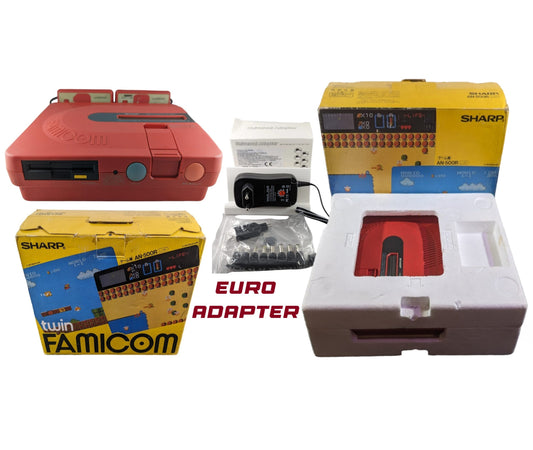 Sharp Famicom TWIN AN-500R (Boxed-New Belt-Serviced) (Only Japan Edition)