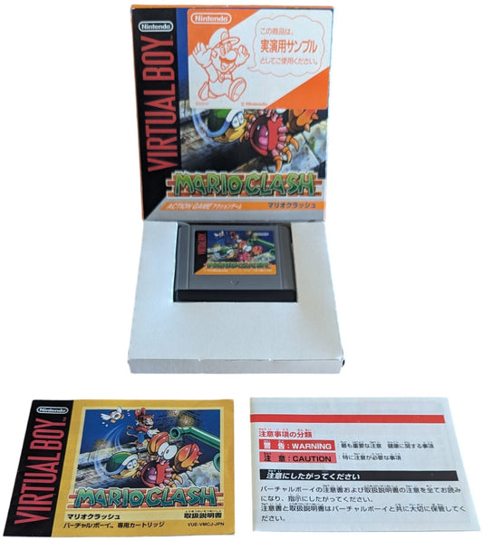 VIRTUAL BOY - Mario Clash Japan Store Demo Game - Nintendo Original NTSC-J Edition