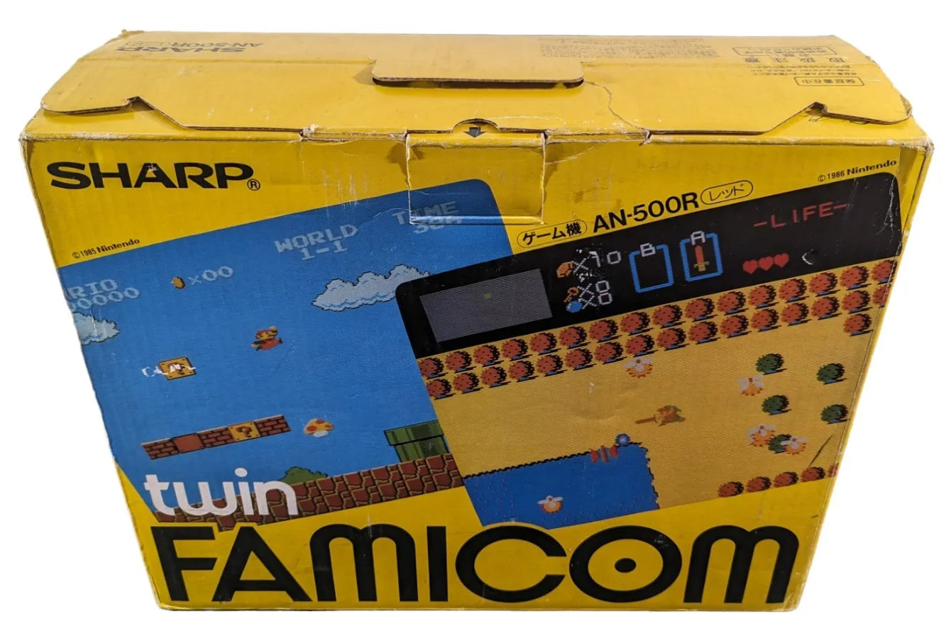 Sharp Famicom TWIN AN-500R (Boxed-New Belt-Serviced) (Only Japan Edition)