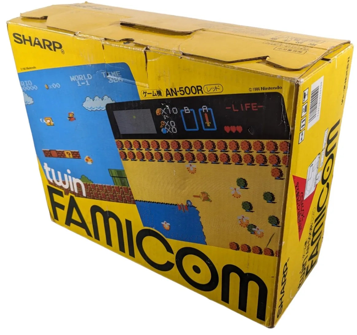 Sharp Famicom TWIN AN-500R (Boxed-New Belt-Serviced) (Only Japan Edition)