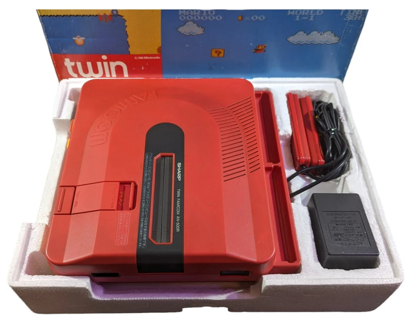 Sharp Famicom TWIN AN-500R (Boxed-New Belt-Serviced) (Only Japan Edition)
