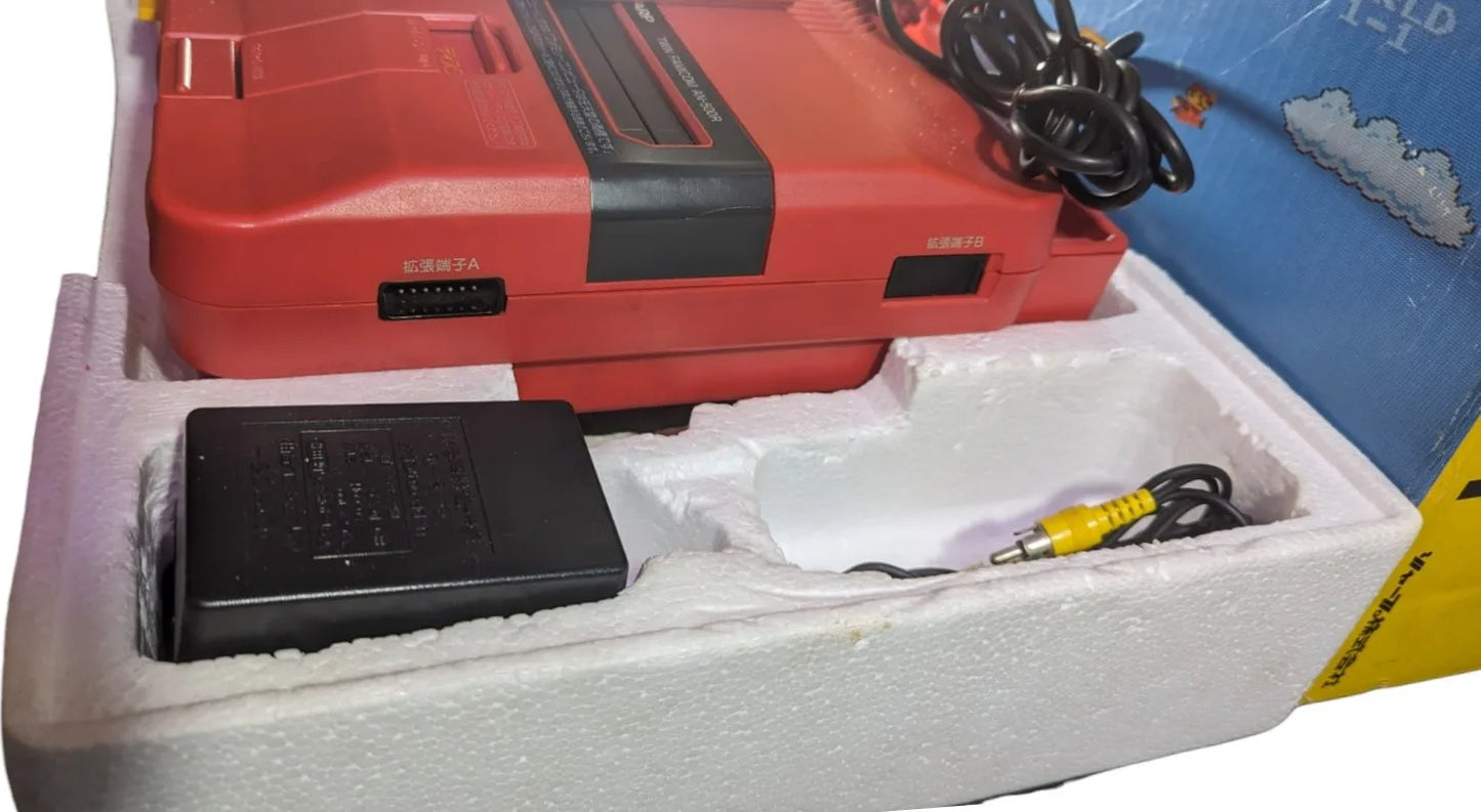 Sharp Famicom TWIN AN-500R (Boxed-New Belt-Serviced) (Only Japan Edition)