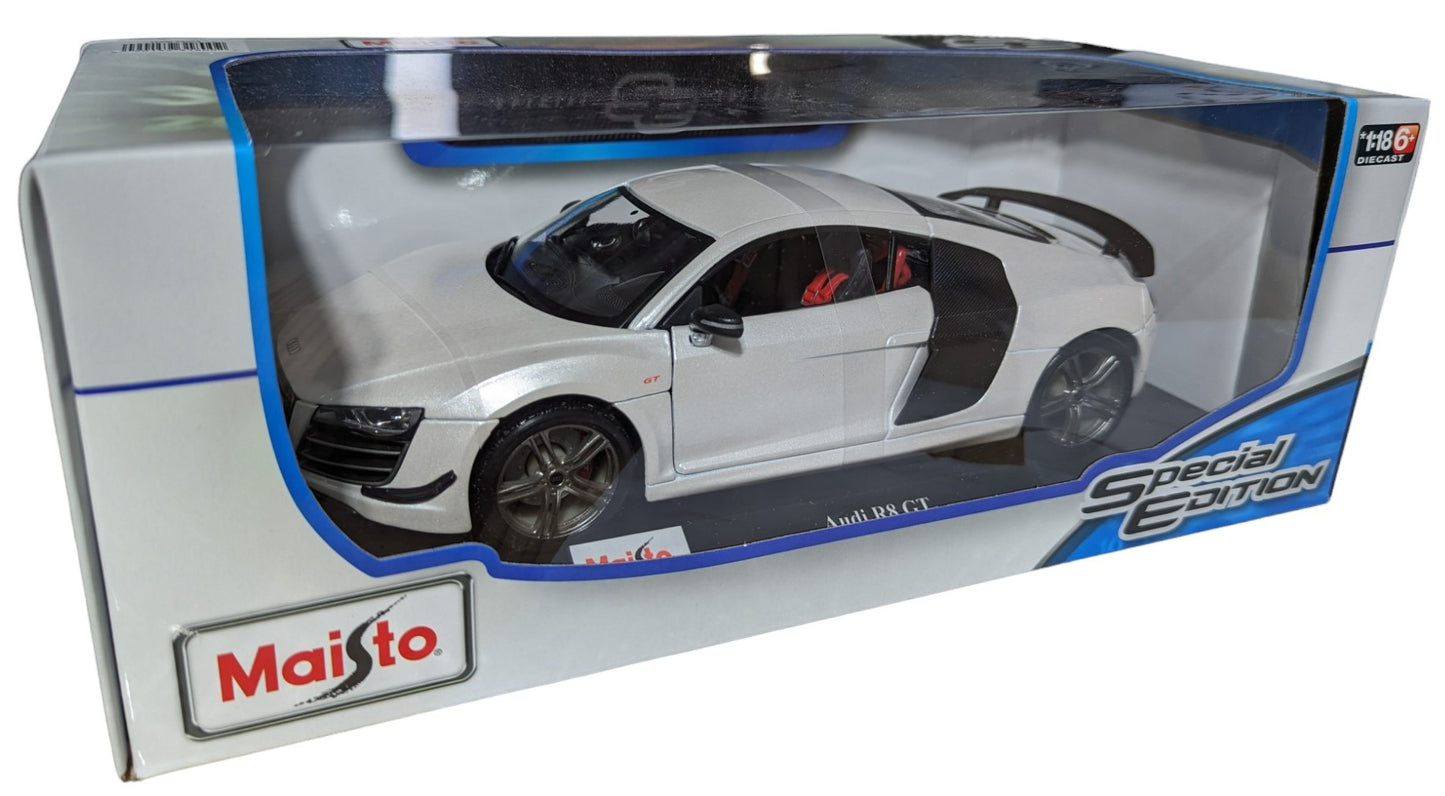 Maisto - Audi R8 GT Blanco perla (NUEVO) 1:18
