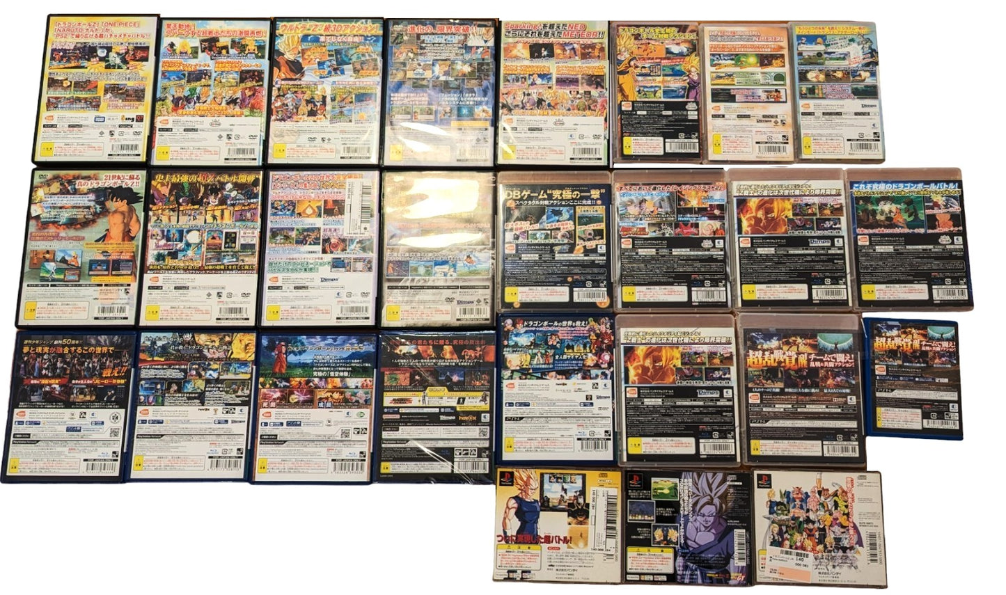Sony Playstation PS1/PS2/PS3/PS4/VITA/PSP x27 Dragon Ball (Japan NTSC-J edition)