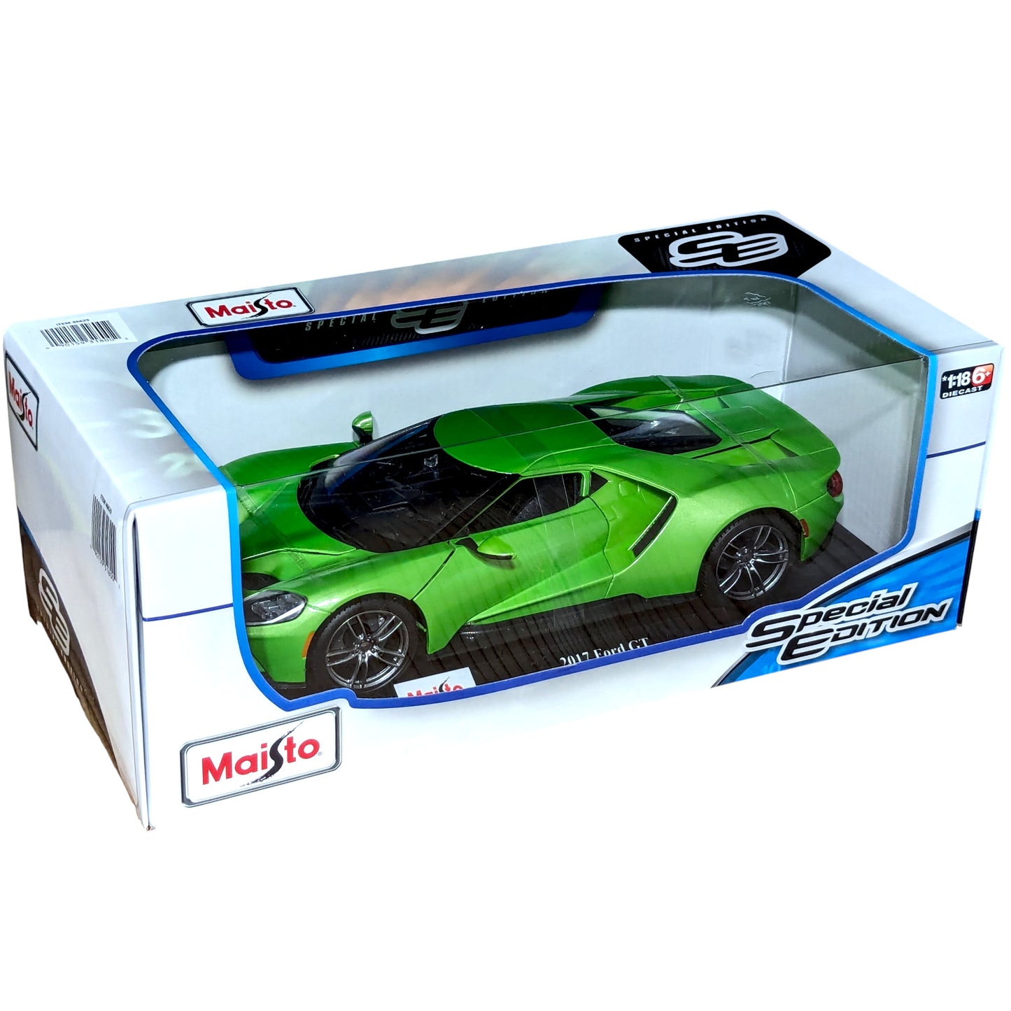 Maisto - Ford GT 2017 - Verde (NUEVO) 1:18