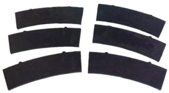 SCX Scalextric - Set of 6 inner border pieces (for outer curve) New old stock - T-40/4000
