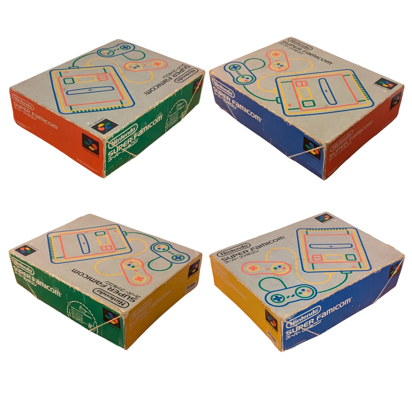 Super Famicom Shvc-001 (Boxed) S18546230 AV Modded - Sfc Nintendo Japan Original Ntsc-J Edition