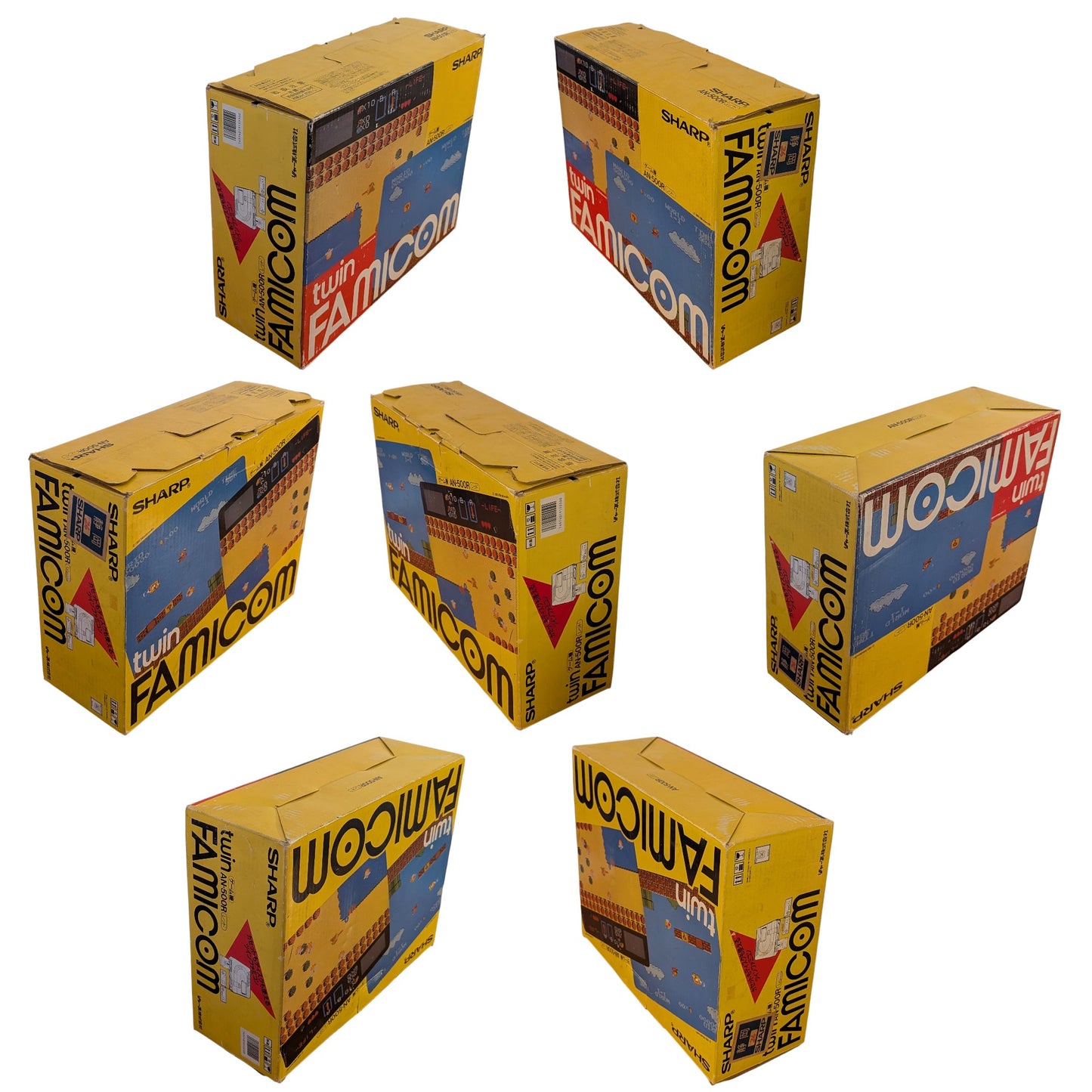 Sharp Famicom TWIN AN-500R 396202 (Boxed-New Belt-Serviced) (Only Japan Edition)