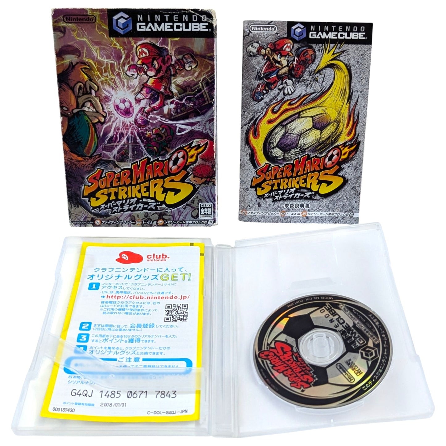 GC – Super Mario Strikers - Nintendo Gamecube (JAPÓN)