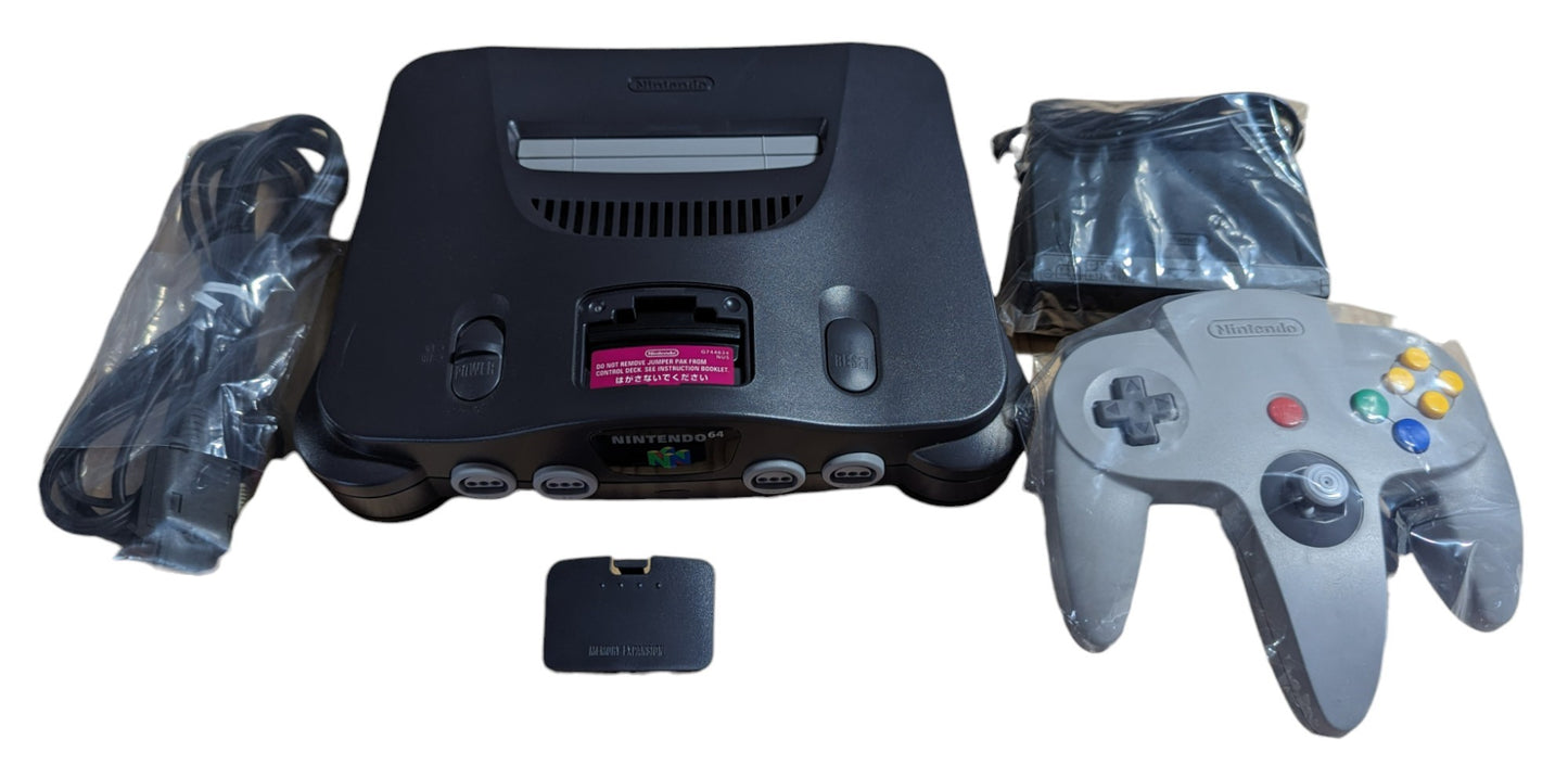 N64 - NUS 001 BLACK - Serial Match NUJ12260361 - (Nintendo JAPAN)