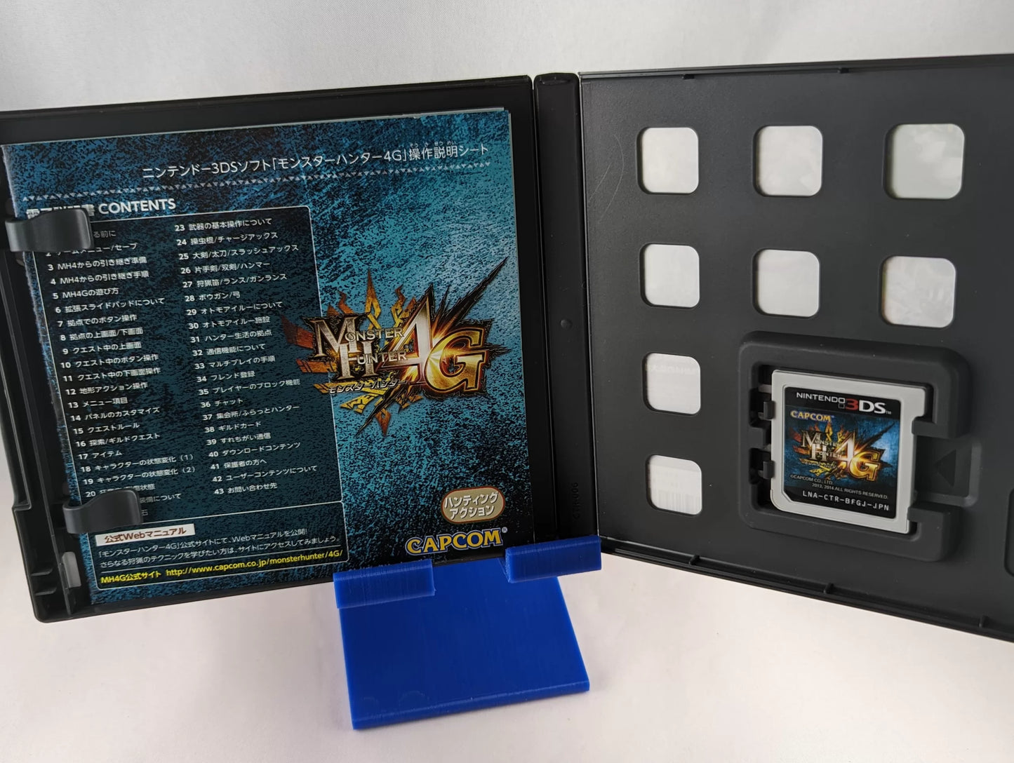 3DS - MONSTER HUNTER 4G  (game+box+instruction) Nintendo 3DS – JAPAN