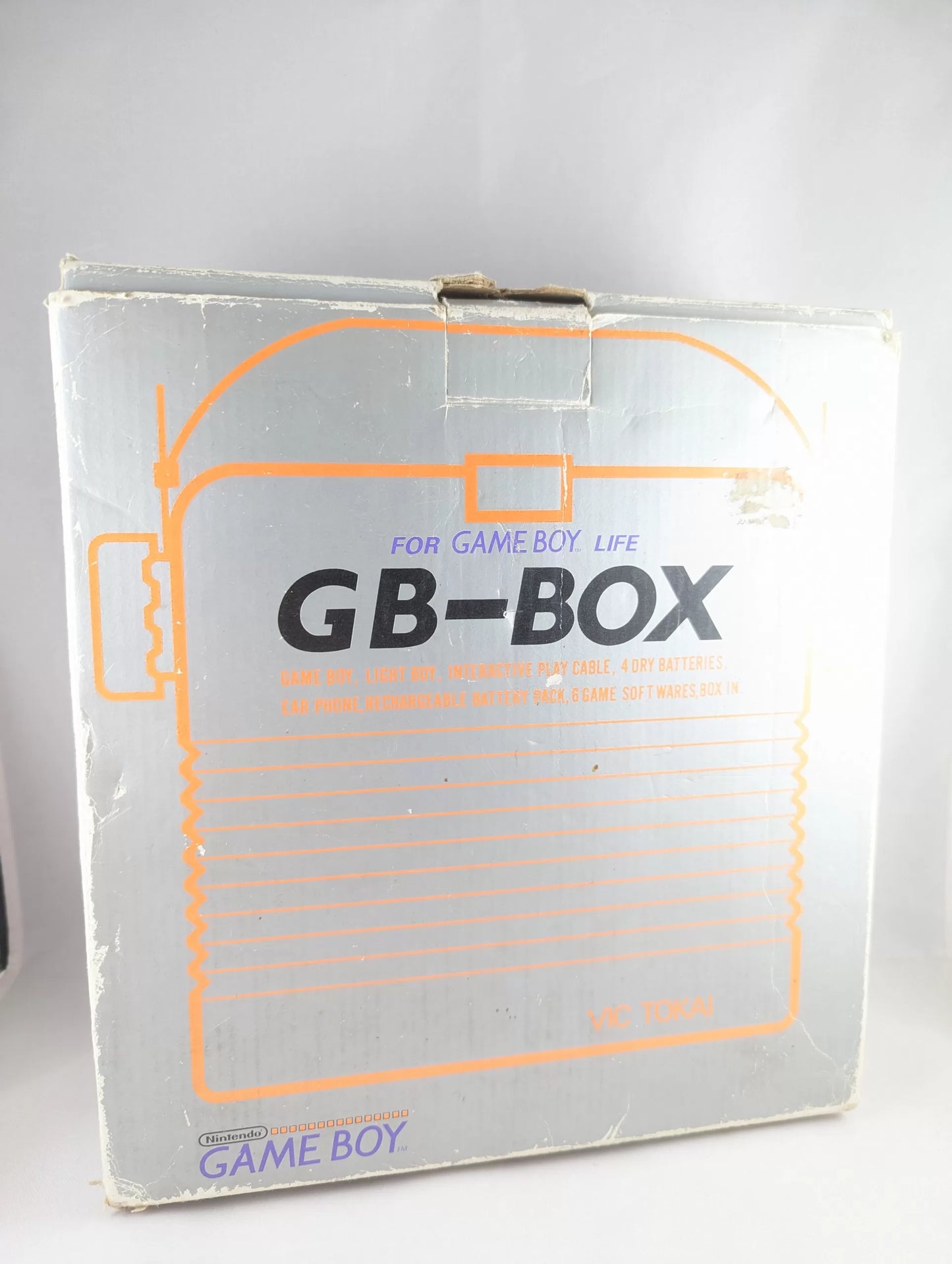 GB ORIGINAL TRANSPORT HARD CASE FOR GAME BOY + OUTER BOX - RARE (JAPAN)