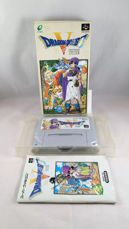 Super Famicom - Dragon Quest V Game - Sfc Nintendo Japan Original NTSC-J Edition