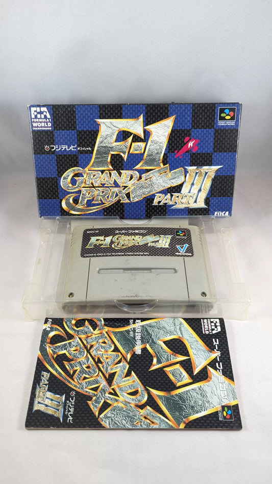 Super Famicom - F1 Gran Prix III Game - Sfc Nintendo Japan Original NTSC-J Edition