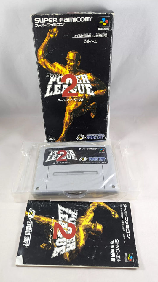 Super Famicom - Super Power League 2 Game - Sfc Nintendo Japan Original NTSC-J Edition