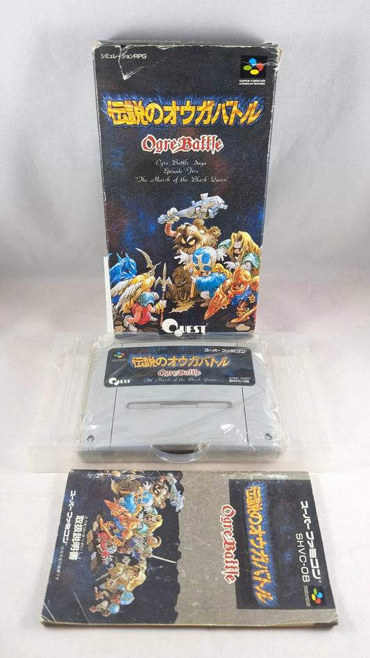 Super Famicom - Ogre Battle Desetsu Game - Sfc Nintendo Japan Original NTSC-J Edition