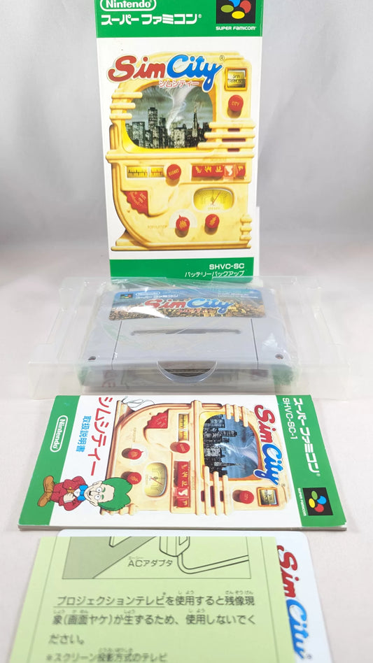 Super Famicom - Simcity Game - Sfc Nintendo Japan Original NTSC-J Edition