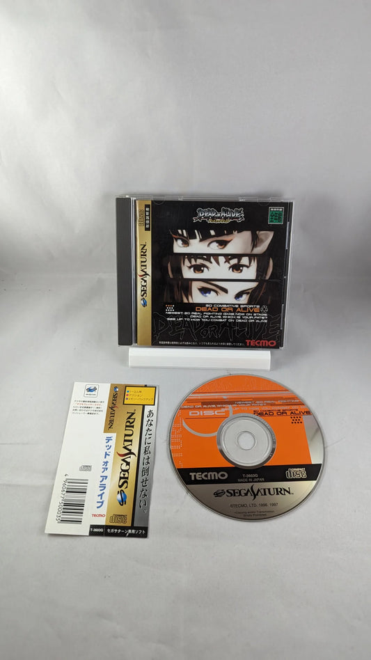 SEGA Saturn - Dead or Alive - Spin card (Japan-game)