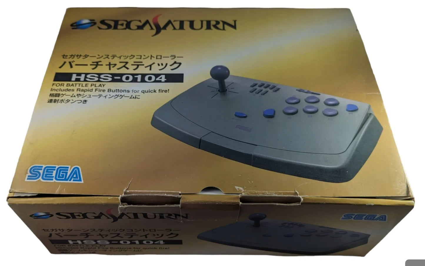 SEGA Saturn - HSS-104 (With Original Outer Box) - Joystick Controller (Japan)