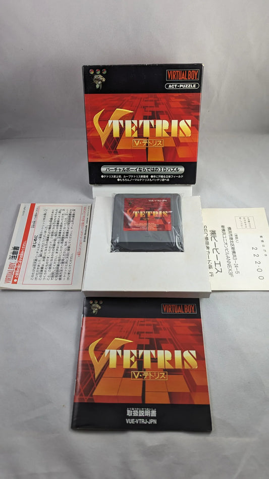 VIRTUAL BOY - Tetris Game - Nintendo Japan Original NTSC-J Edition