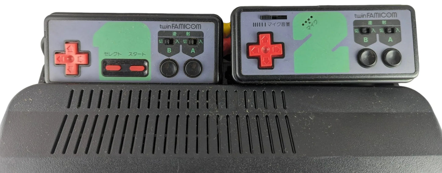 Sharp Famicom TWIN Grey AN505BK (EURO+AV) NEW Belt-Serviced (Only Japan Edition)