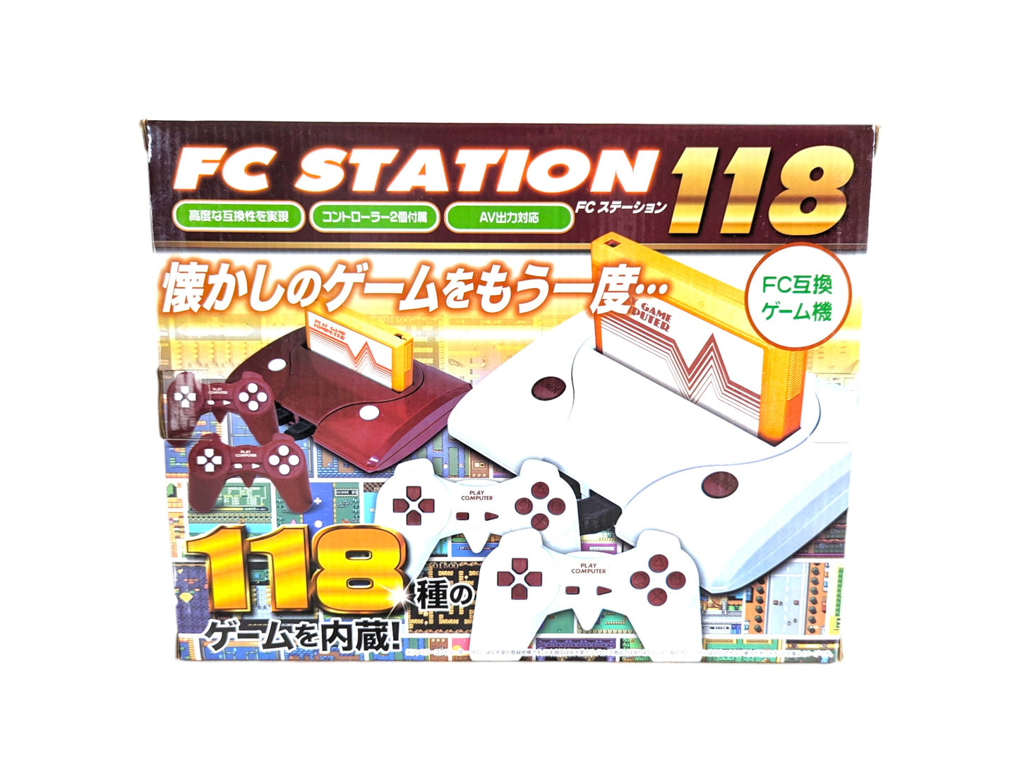 Famicom Station - 118 built-in game - Compatible Fc Nintendo Japan NTSC-J