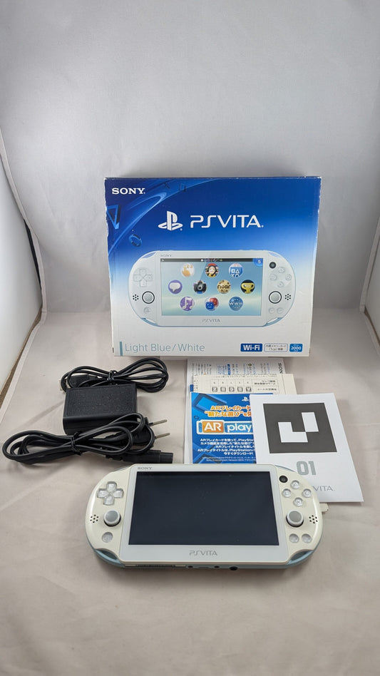 PS VITA - PCH 2000 PlayStation Light Blue/White  (JAPAN EDITION ONLY) SONY