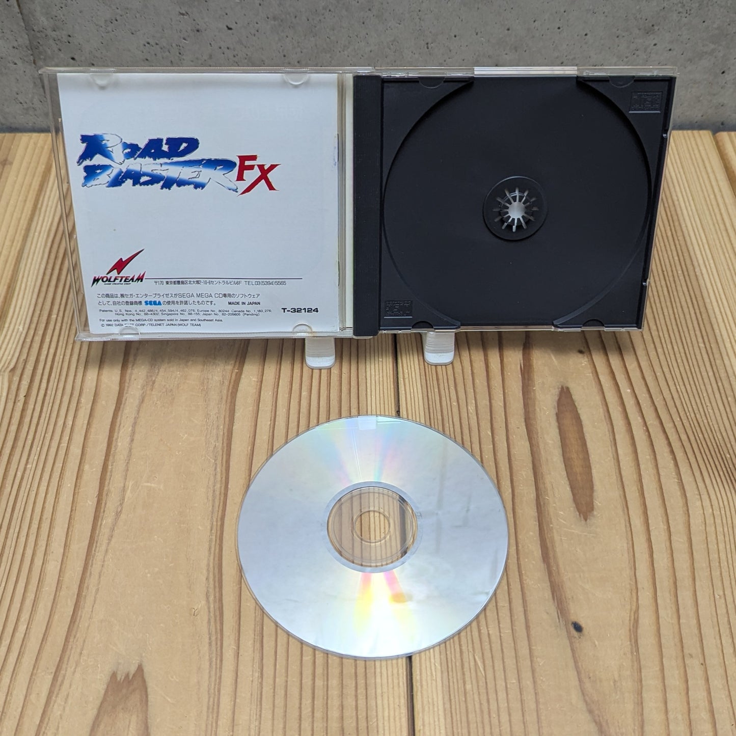 SEGA Mega CD - Road Blaster Fx - Spin Card (Japan-game)