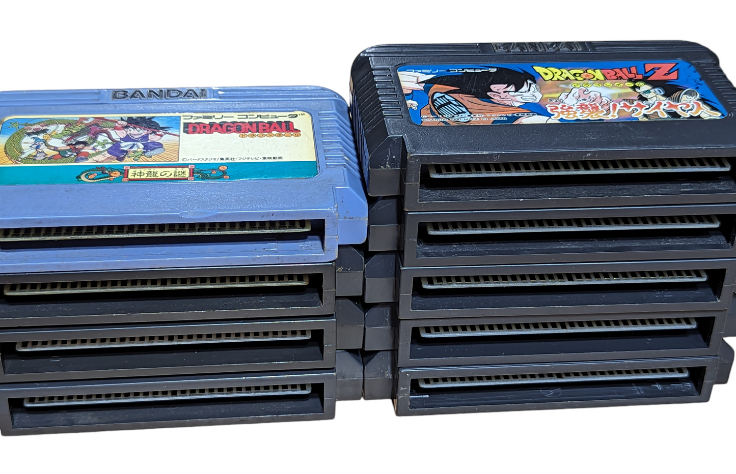 FC – DRAGON BALL - x9 Cartridge MIX / Compilation (game) Famicom/NES Nintendo (JAPAN)