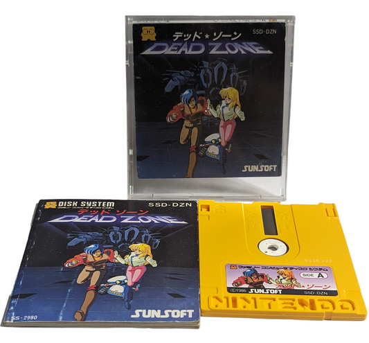 Famicom Disk - Dead Zone game (NO outer box) FDS Nintendo - Japan Original Edition