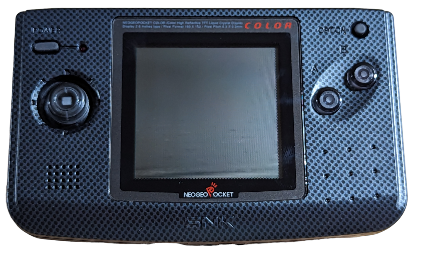 SNK Neogeo Pocket Color - CARBON - OHANABI Limited Ed Pachisuro Aruze (Only Japan)