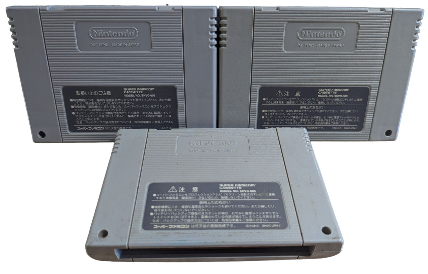 Super Famicom - Donkey Kong 1/2/3 Cartridge Set - Sfc Nintendo Japan Original NTSC-J Edition