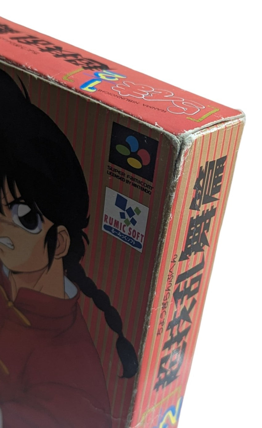 Super Famicom - Ranma Nibunnoichi 1/2 Game - Sfc Nintendo Japan Original NTSC-J Edition