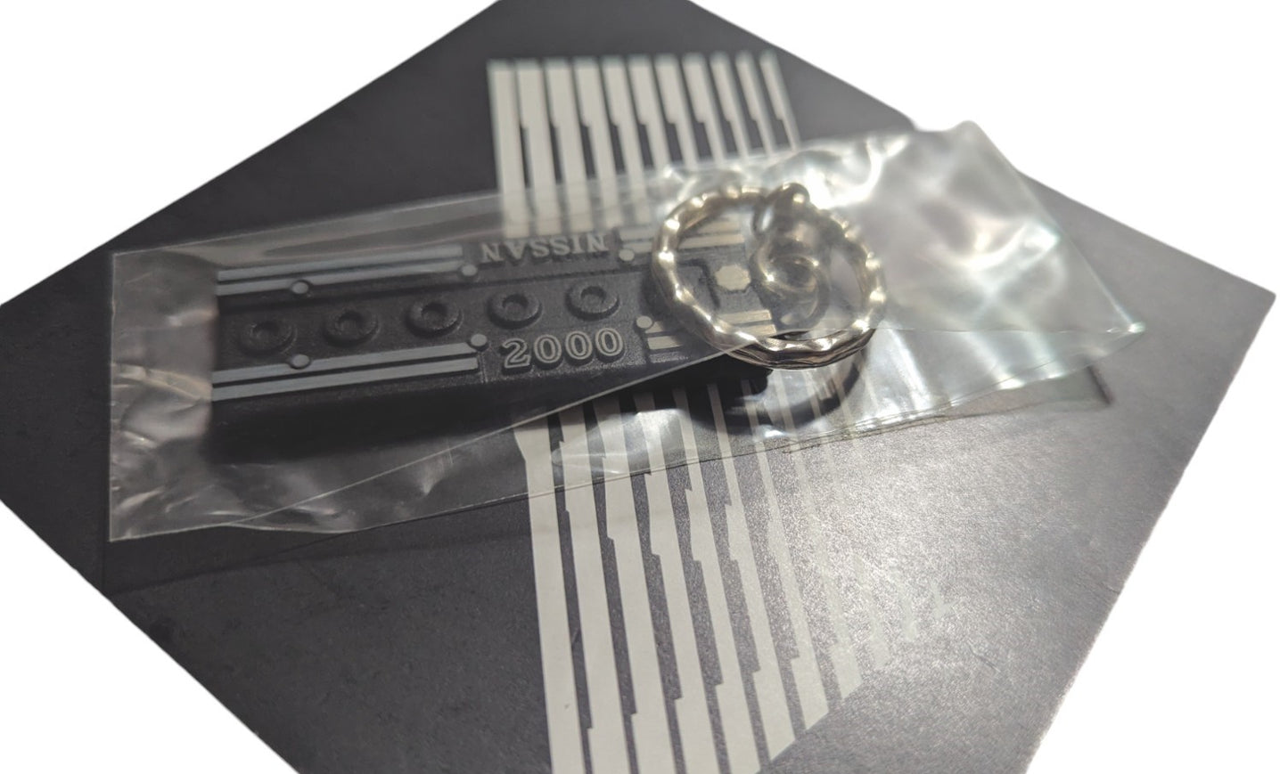 SEGA Saturn - Nissan GT-R Over Drivin with original GT-R Engine Key-Ring (Japan-game)