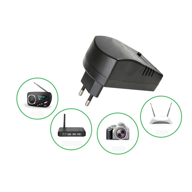 Adjustable Power Supply Adapter 220V To 12V 3A DC 5V For Twin Famicom, Genesis, Mega Drive, Super Famicom