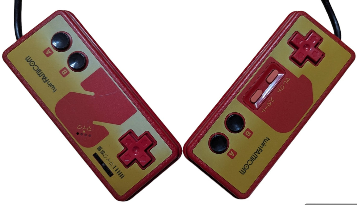 Sharp Famicom TWIN An500R (NEW Belt-Serviced) Outer Box Bad (Only Japan Edition)