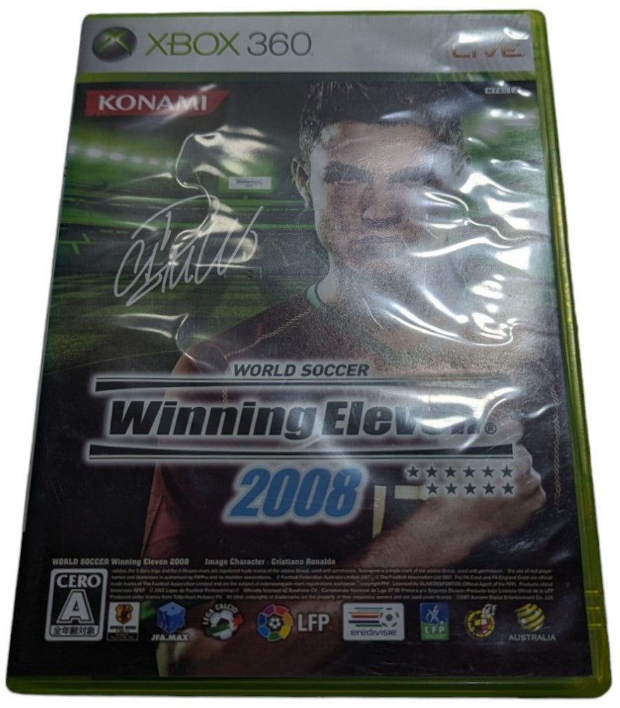 X-BOX 360 - Winning eleven 2008 game - Microsoft Japan Original NTSC-J Edition