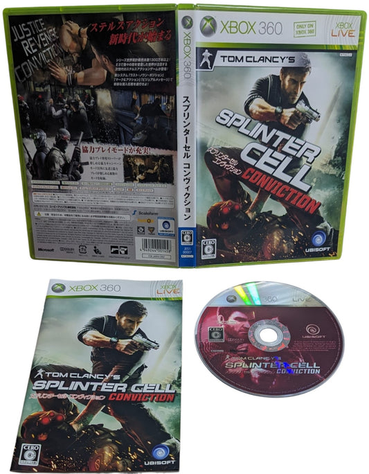 X-BOX 360 - Splinter Cell Conviction game - Microsoft Japan Original NTSC-J Edition