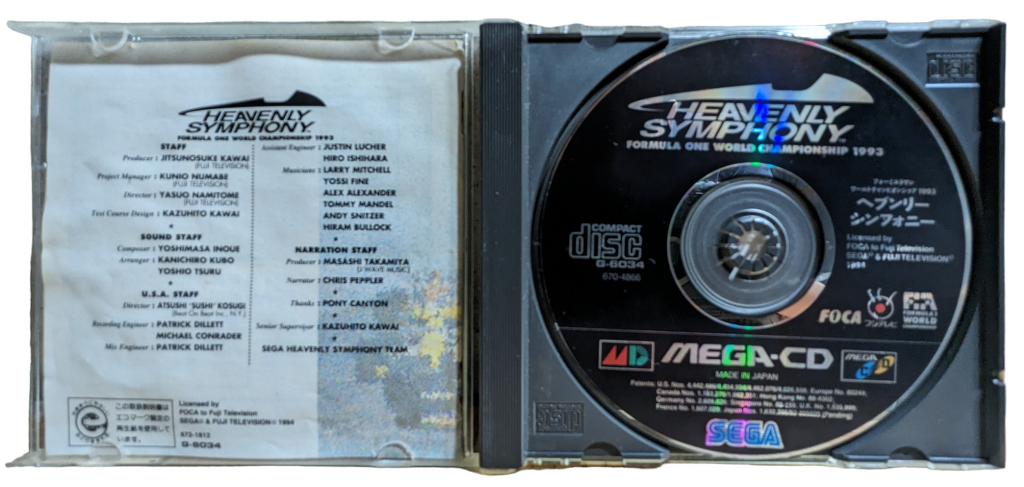 SEGA Mega CD - Heavently Simphony (Japan-game)