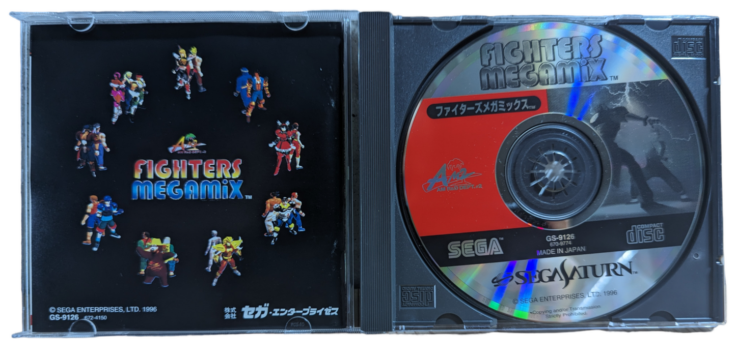 SEGA Saturn - Fighters Megamix (Japan-game)