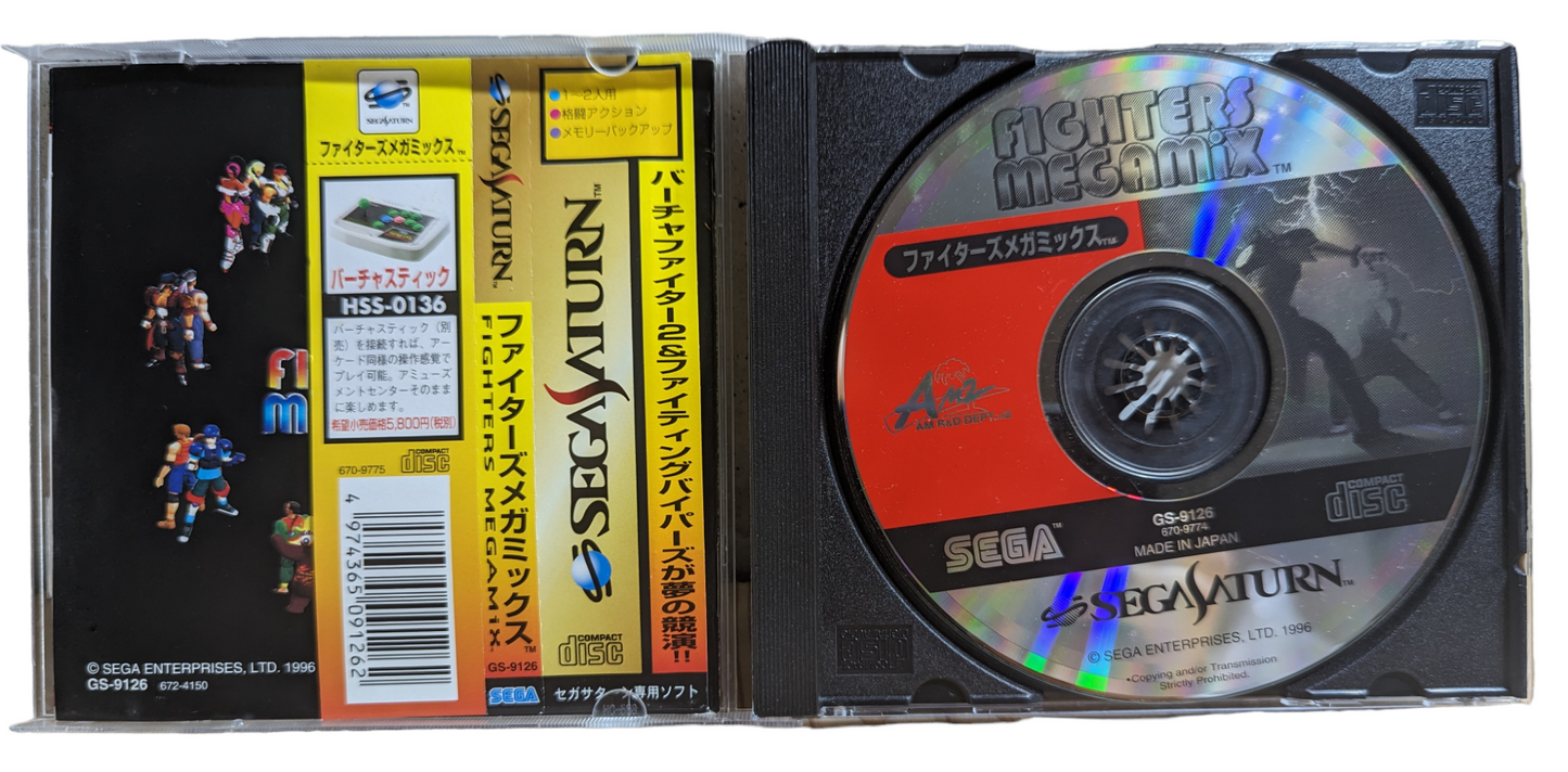 SEGA Saturn - Fighters Megamix - Spin Card (Japan-game)