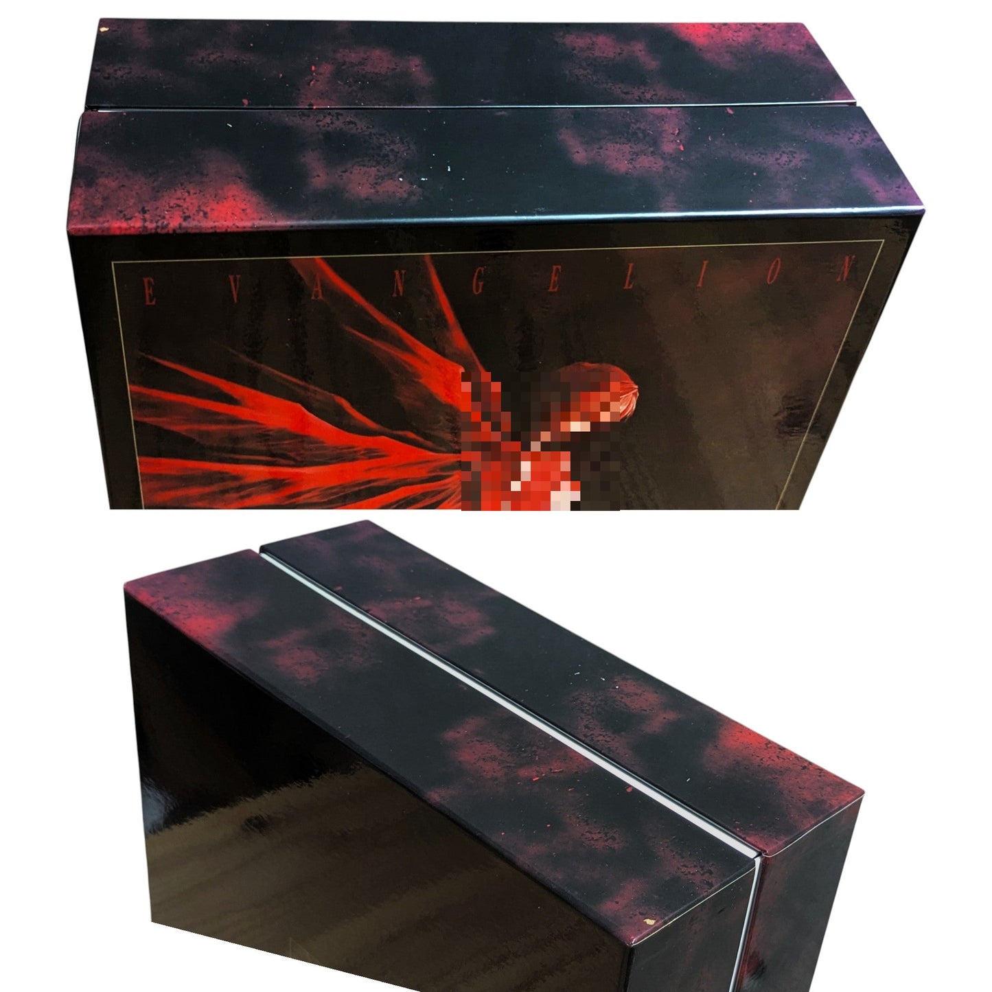 LD-Neon Genesis Evangelion Movie LaserDisc Box Set & Bandai HG EVA-01 Crystal Ver. (Laser Disc Japan Edition)