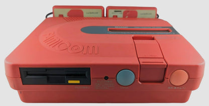 Sharp Famicom TWIN Red AN500R (AC EURO+AV) NEW Belt- Serviced (Only Japan Edition)