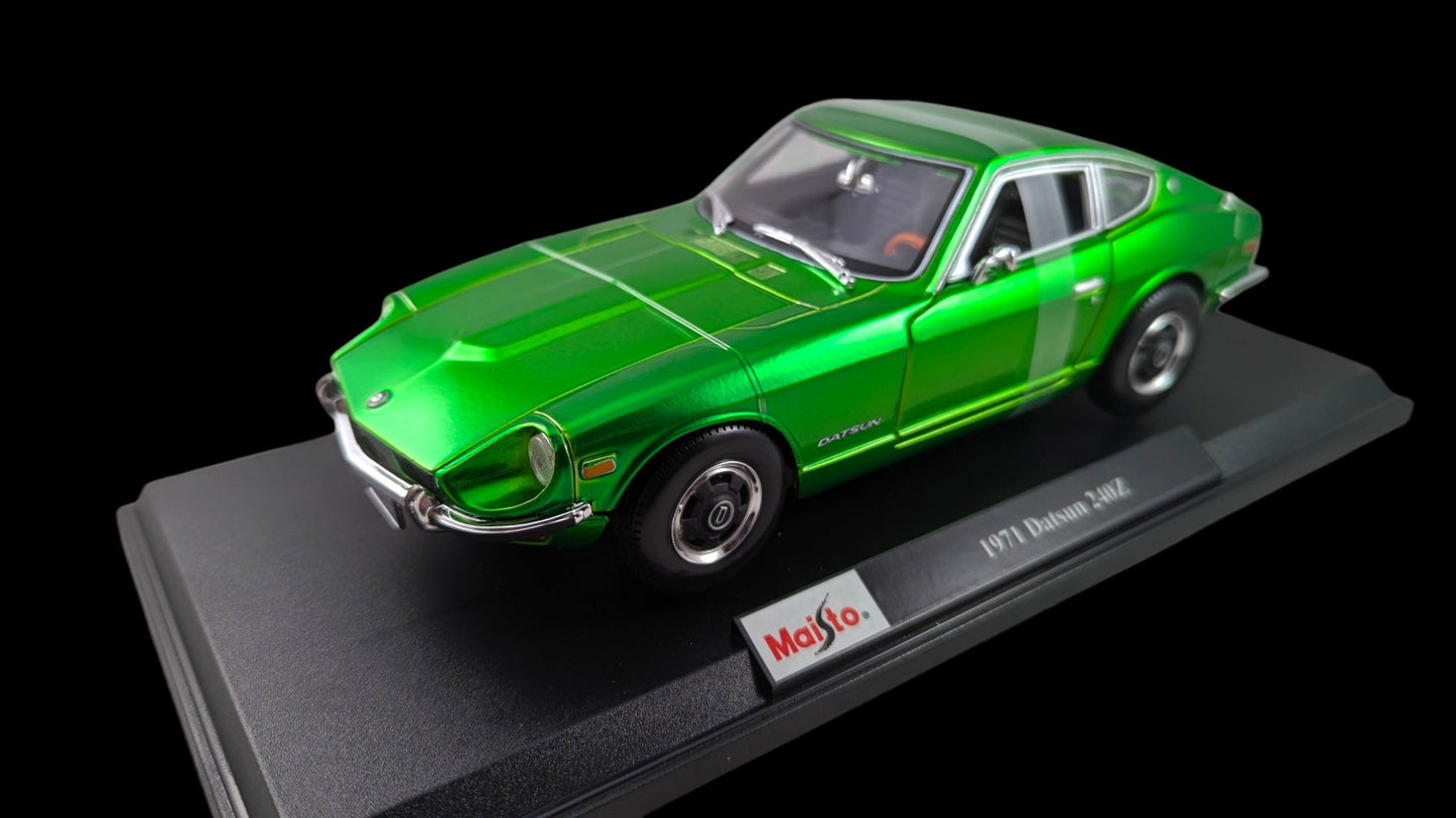 1:18 Maisto - Datsun 240Z candy green (BRAND NEW) 1/18