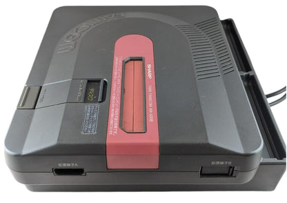 Sharp Famicom TWIN Black AN500B (AC Adapter EU) NEW Belt-Serviced (Only Japan Edition))