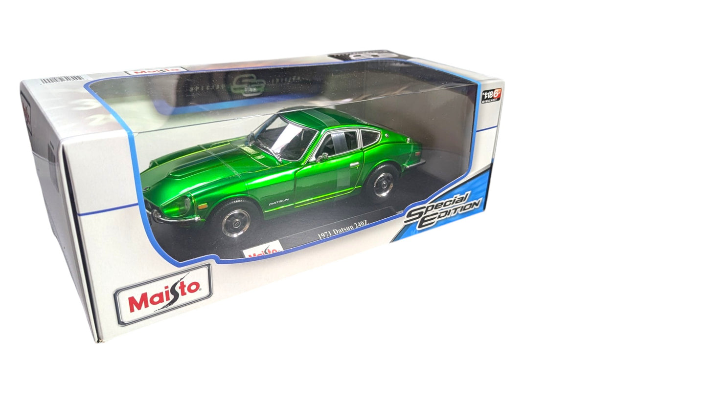1:18 Maisto - Datsun 240Z candy green (BRAND NEW) 1/18