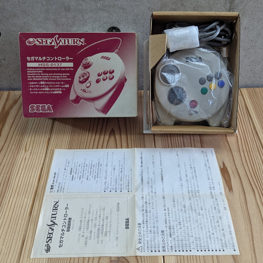 SEGA SATURN - HSS-137 Multicontroller - 3D Control Pad (Boxed) (Japan Edition)