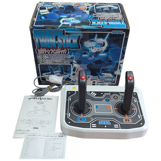 SEGA Saturn - HSS-154 Twin Stick (Boxed) (Original Japan Edition) B