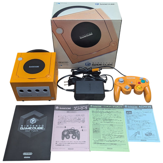 GC DOL-001 Orange (BOXED-Serial Match DN11618411) - Nintendo Gamecube JAPAN