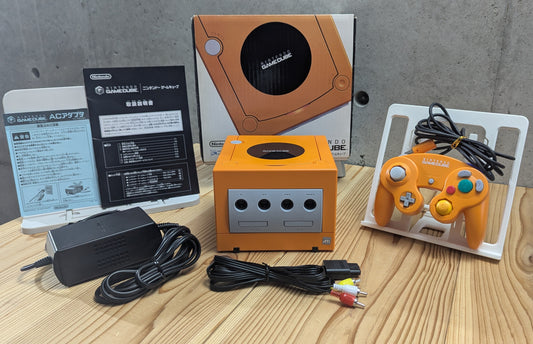 GC DOL-001 Orange (BOXED-Serial Match DJH10483887)  - Nintendo Gamecube JAPAN